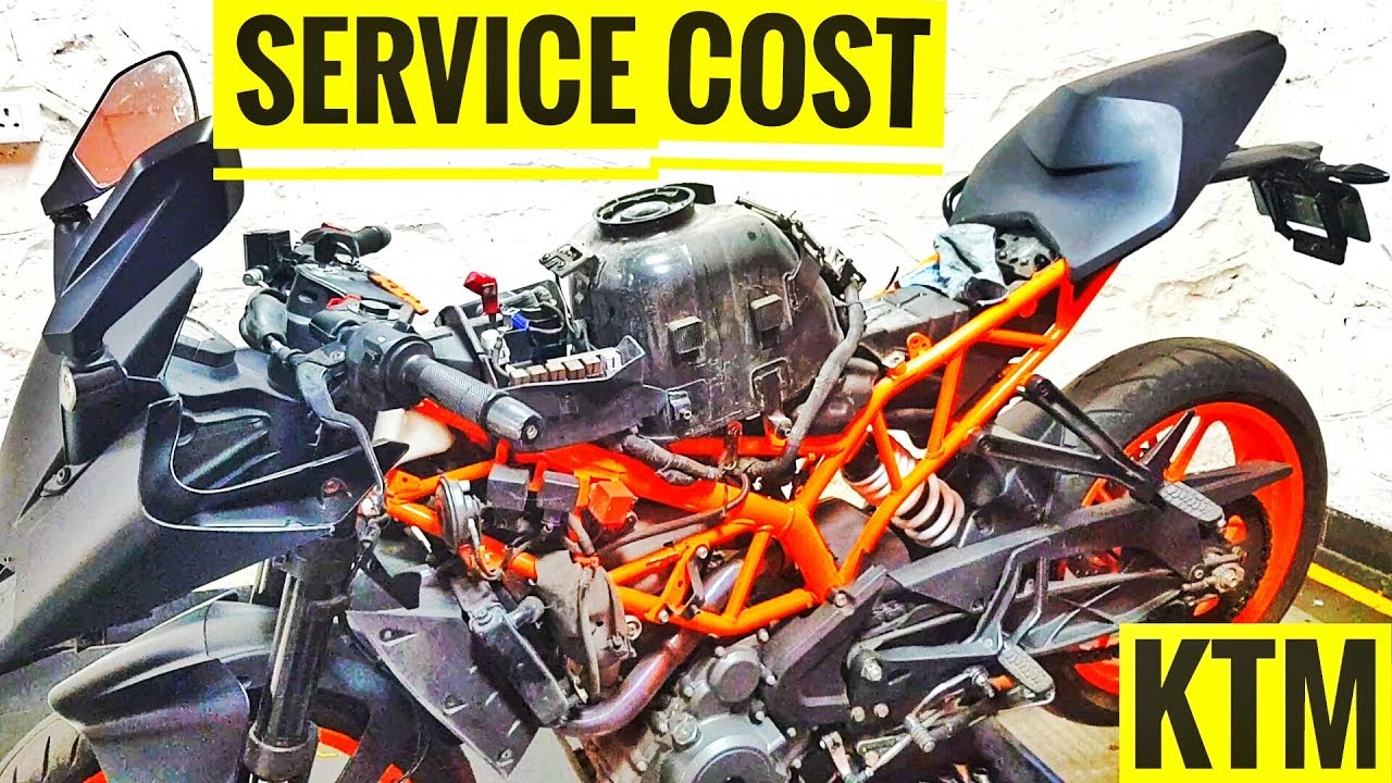 SERVICE COST OF KTM RC 390 2018 | AYUSH VLOGS