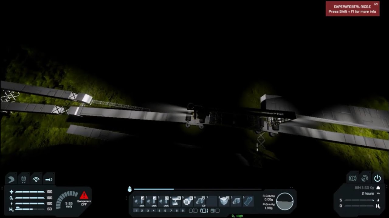 Space Engineers - Night Shunting #RailsInSpaceEngineers
