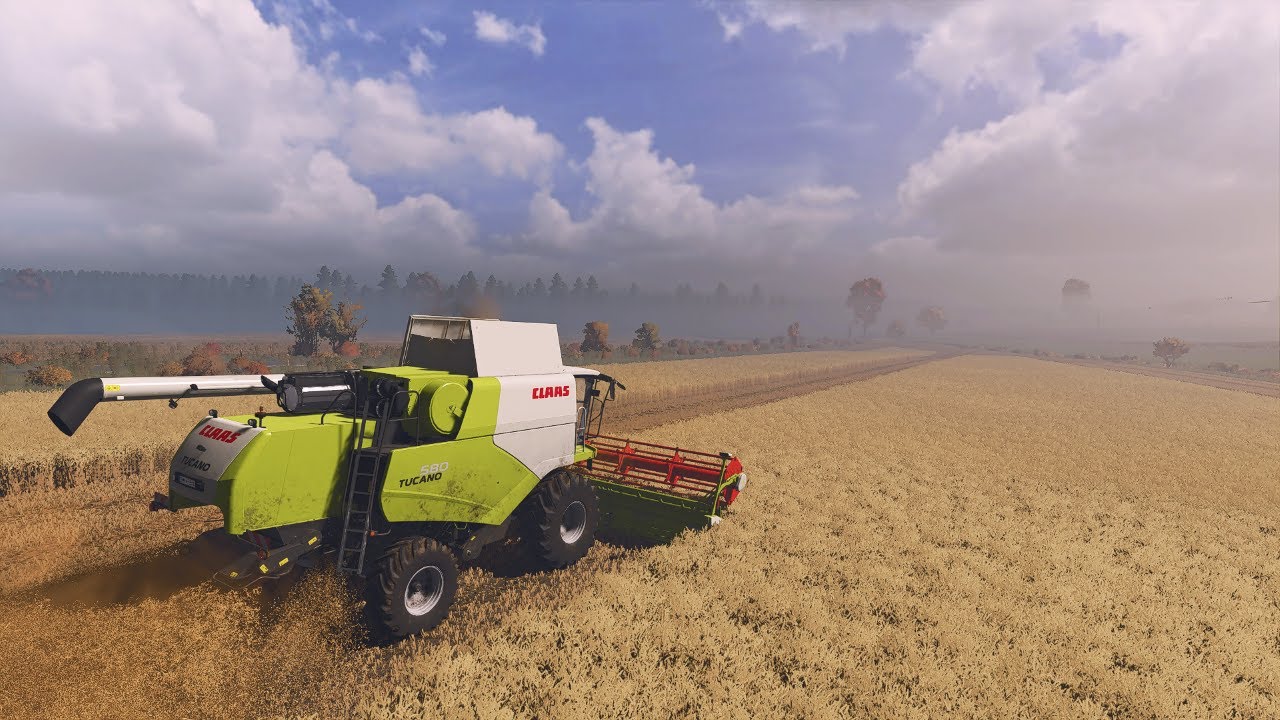 FS25 | Claas Tucano 580 relaxed triticale harvest