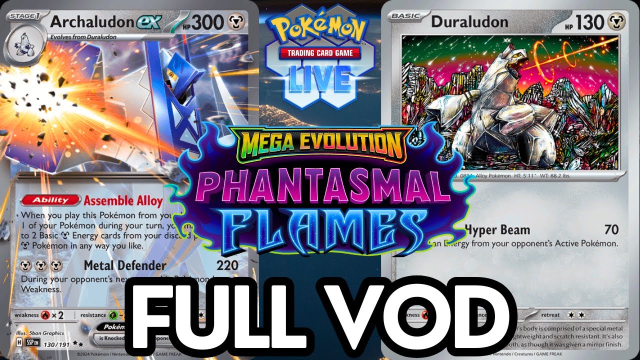 Playing with the new Duraludon & Archaludon from Phantasmal Flames!