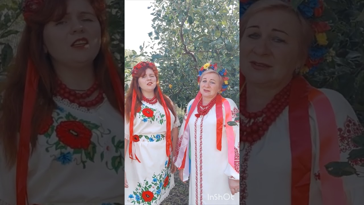 Біла хата в саду...