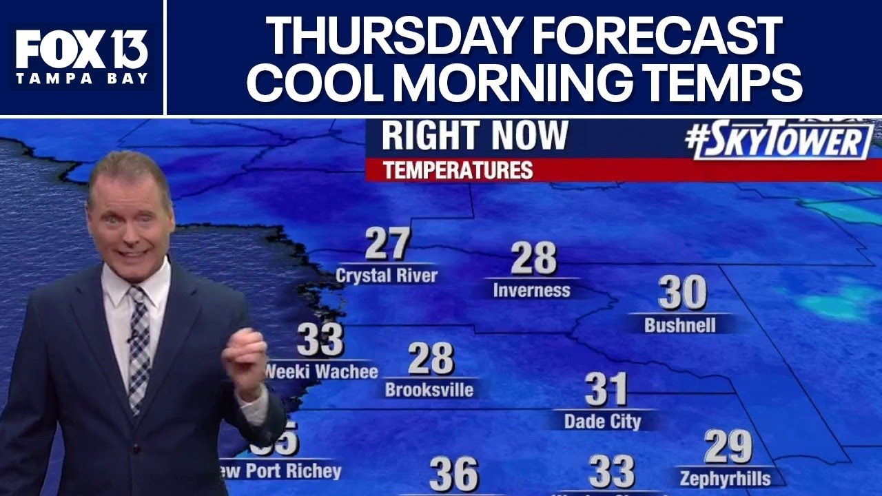 Tampa weather | Thursday morning forecast
