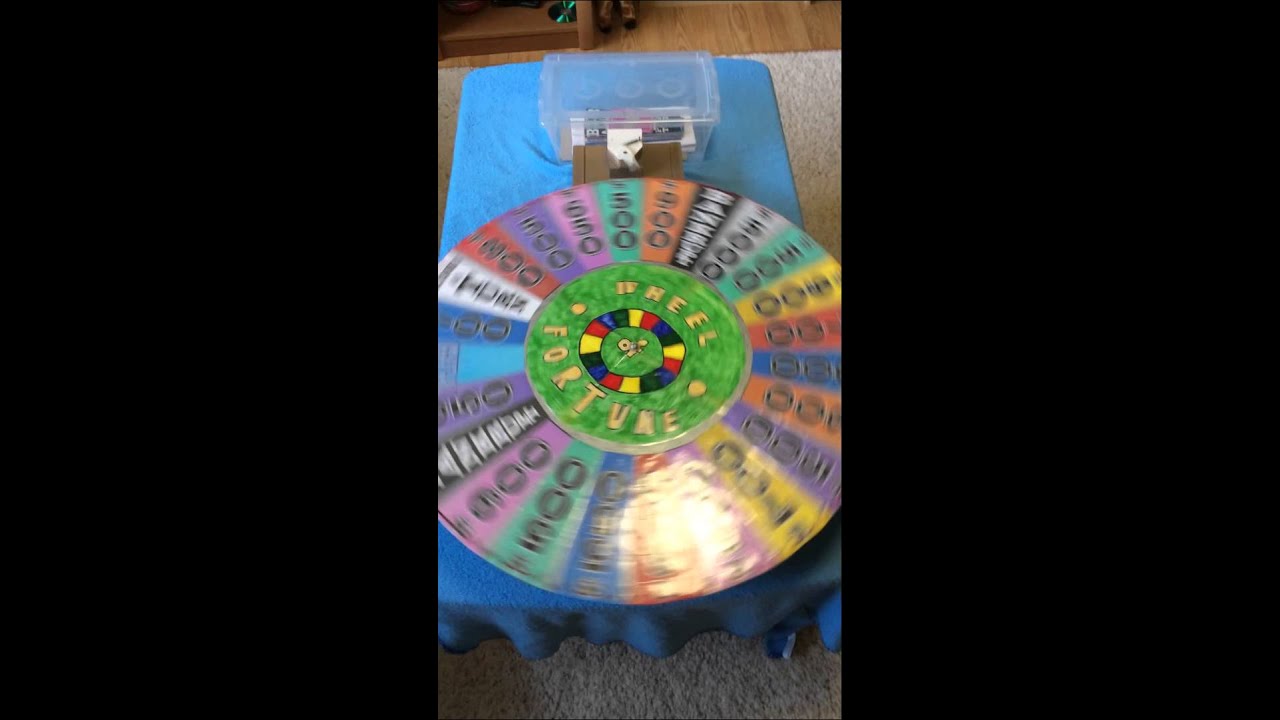 My Homemade Wheel of Fortune Demo Spin