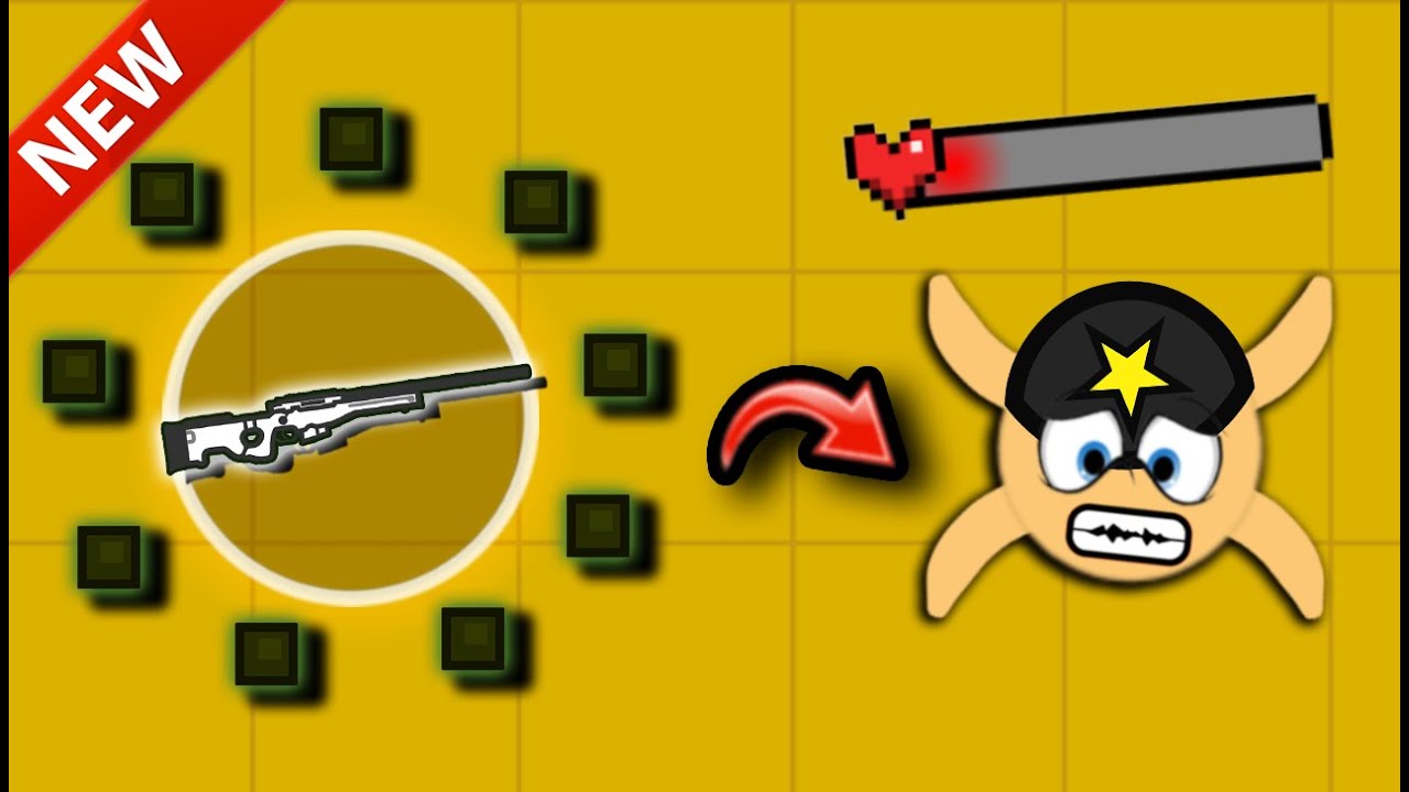 Surviv.io МЕСТЬ AWM-S! Обновление режима «Дождь в пустыне»!