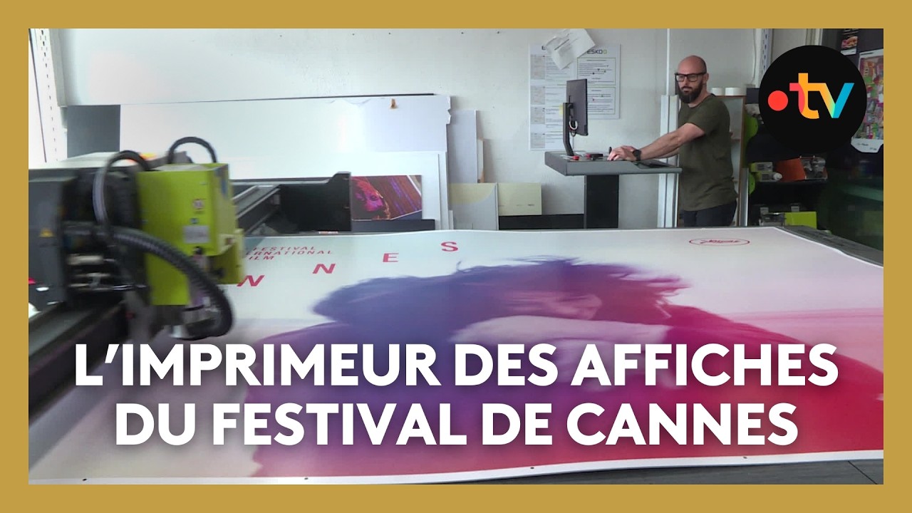 #Cannes2025 : dans les coulisses de l'imprimeur de l'affiche du Festival de Cannes