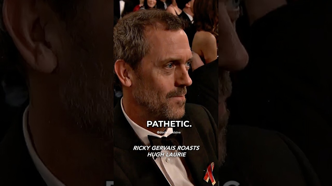 Ricky Gervais ROASTS Hugh Laurie