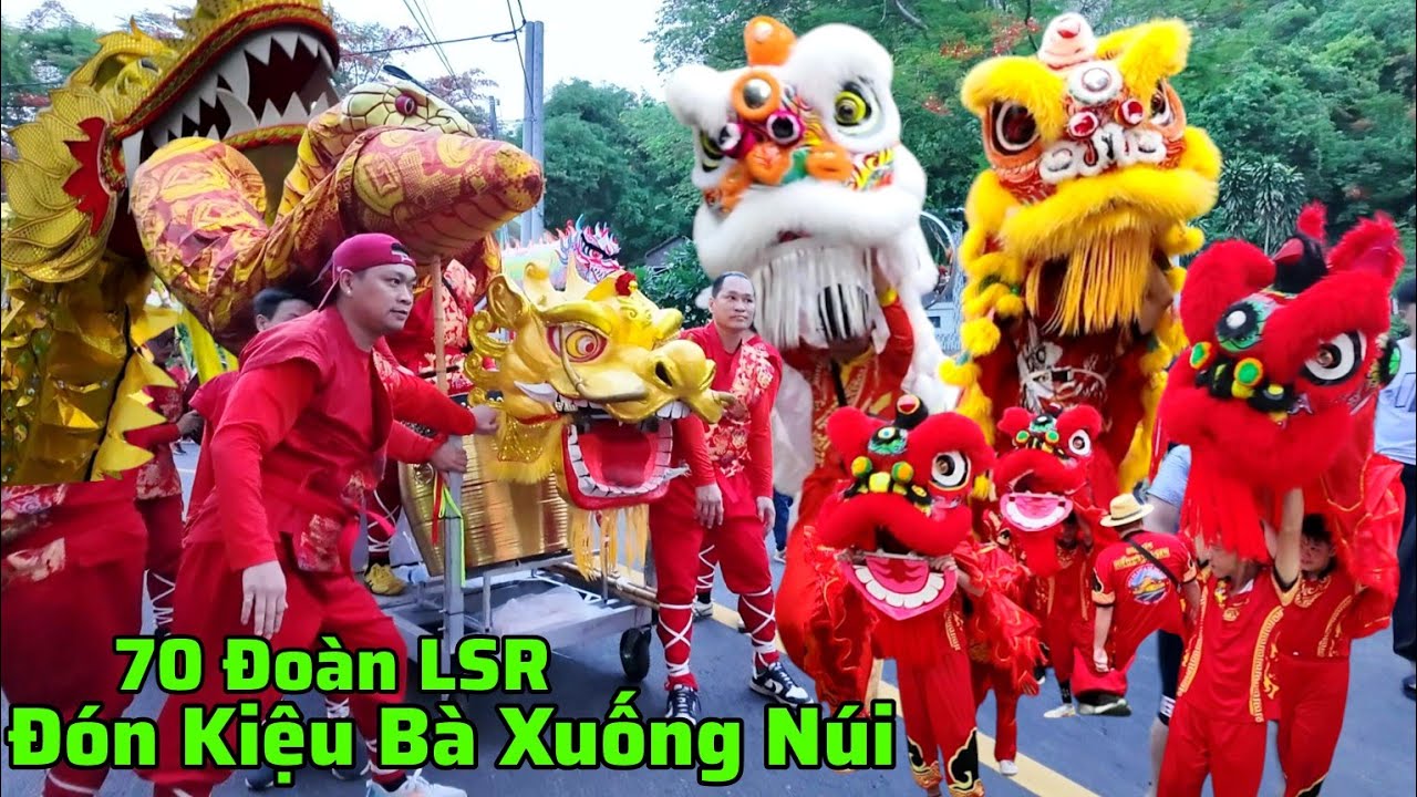70 Đoàn LSR  Đón Rước Kiệu Bà Xuống Núi Ớ Lễ Hội Vía Bà Chúa Xứ Núi Sam Châu Đốc 2025