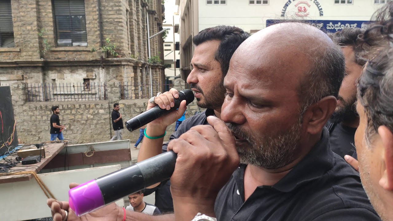 Abbas Ki Wafa Ko Shabbir Ka Salam | Nohakhawan | Mohsin Ali | Juloos | Johnson Market | Bangalore |