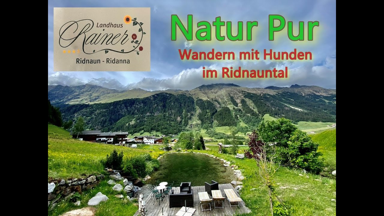 Natur pur - Wandern mit Hunden im Ridnauntal in Tirol
