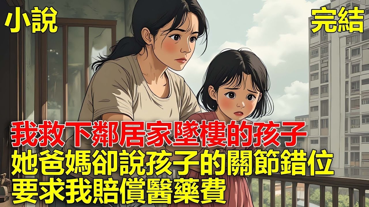 鄰居家的孩子墜樓，我成功將她救了下來，她爸媽卻說孩子的關節錯位，要求我賠償醫藥費，爭吵中把我推下樓，重生後，她孩子墜樓我在家刷劇！#一口氣看完#小說#推文
