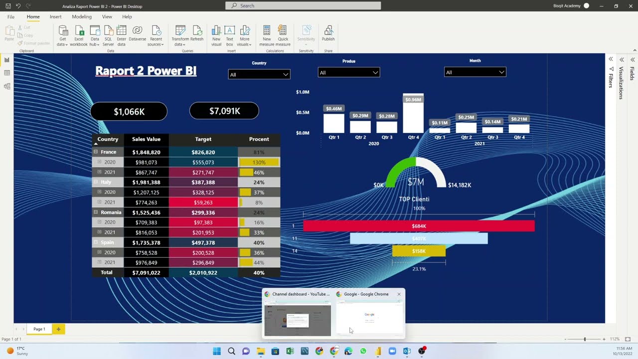 Publicare raport in Power BI Service si crearea unui App ☁️