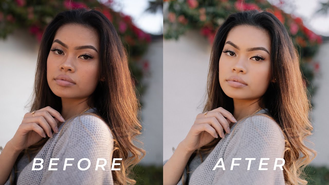 Skin Retouching In Lightroom Tutorial &ndash; How to get smooth skin with the texture slider!