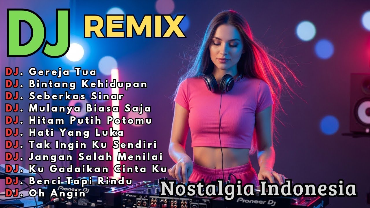 DJ REMIX NOSTALGIA INDONESIA – Lagu Lawas Rasa Baru 2025 Cocok Buat Santai Di Perjalanan