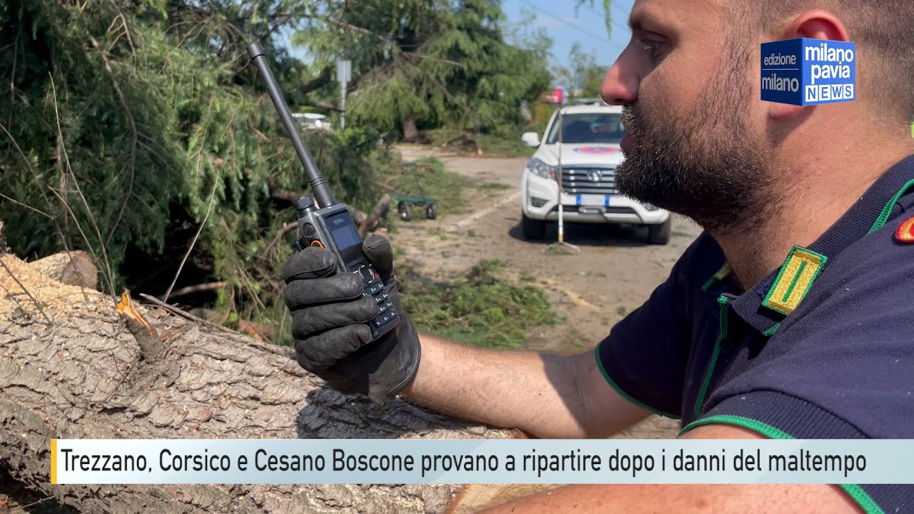 Trezzano, Corsico e Cesano Boscone provano a ripartire dopo i danni del maltempo