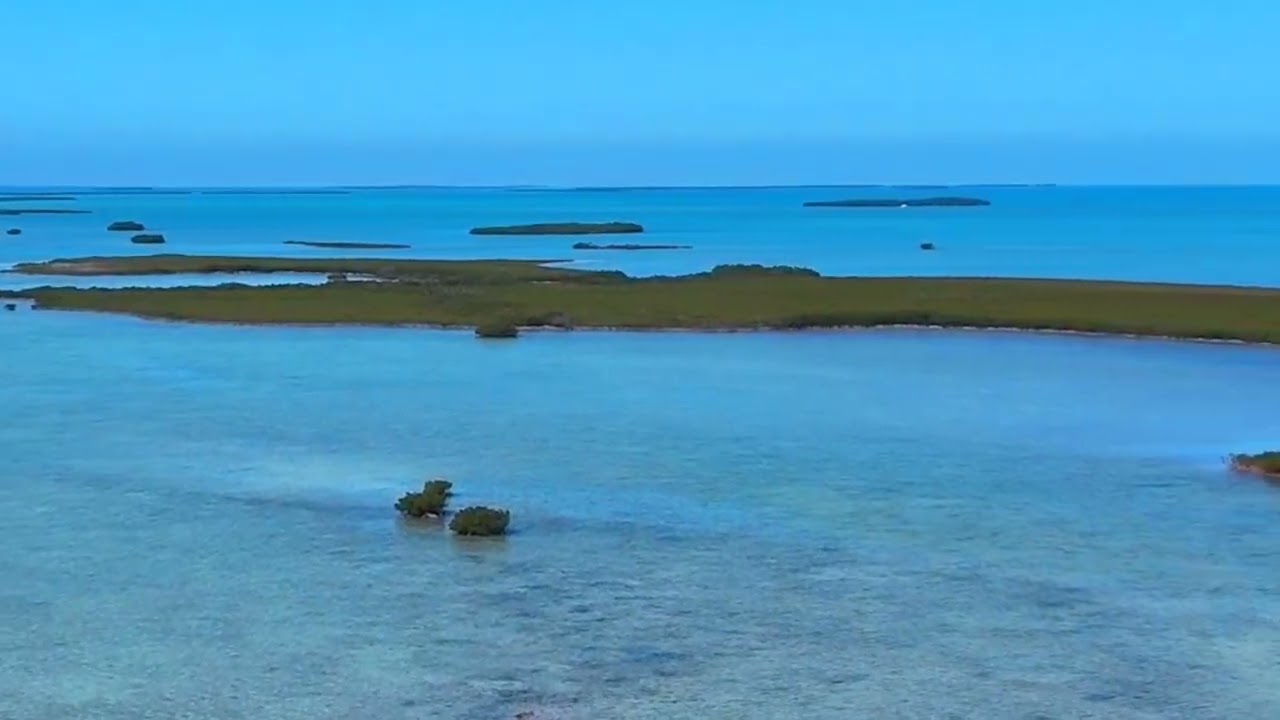 Flying over Saddlebunch keys in February 2026