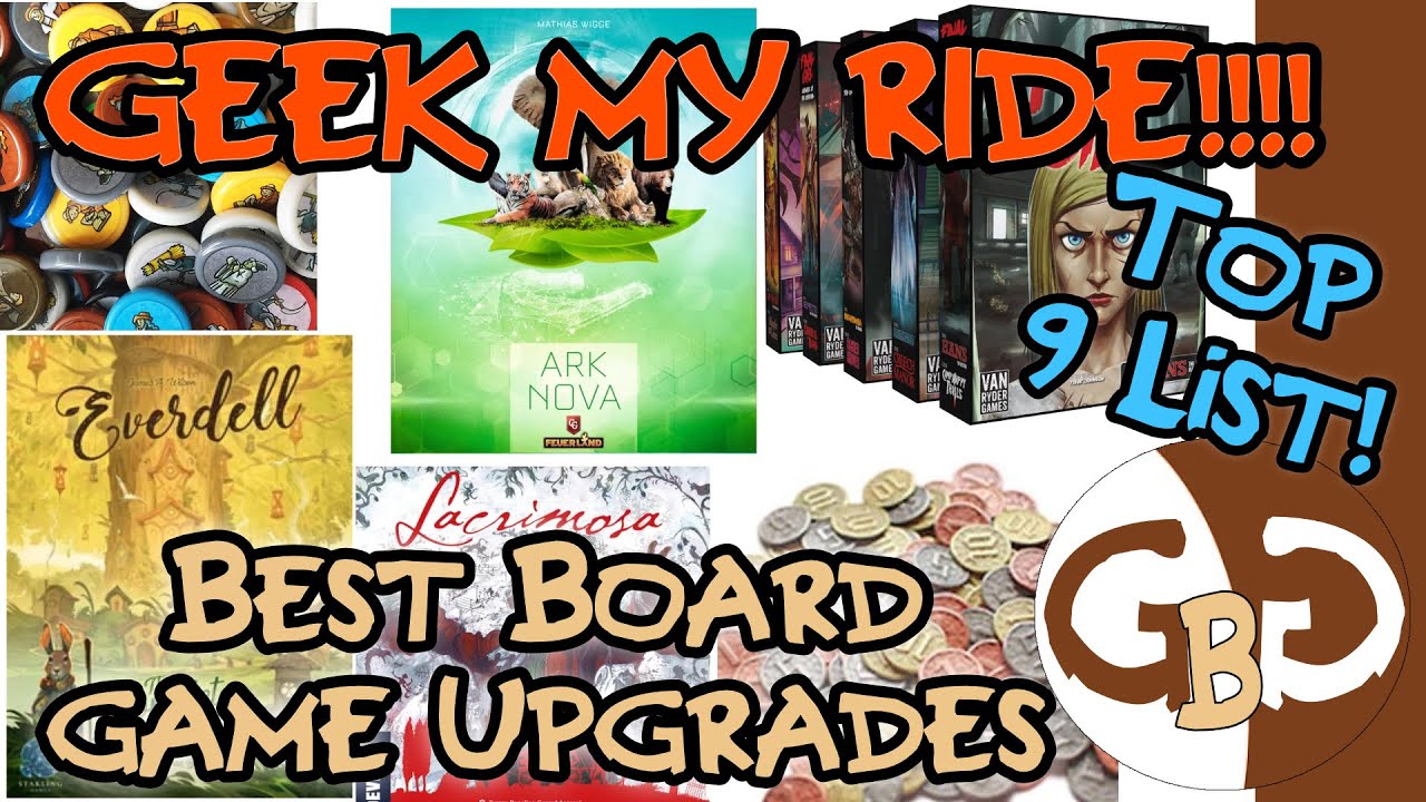 Top 9 Favorite Board Game Component Upgrades