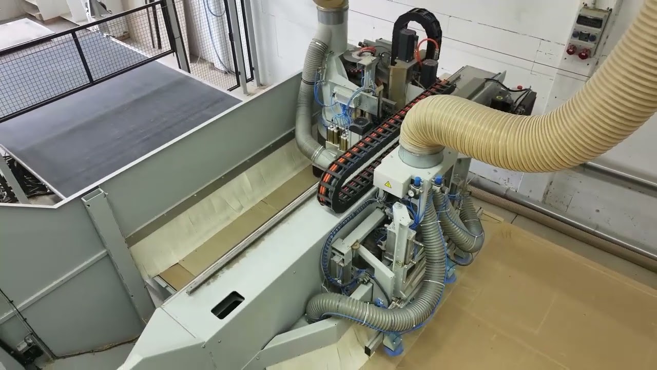 Holz-Her Dynestic 7535-R 12.7 aut. mit Storemaster-Flächenlager gebraucht bei Samstag Maschinentech.