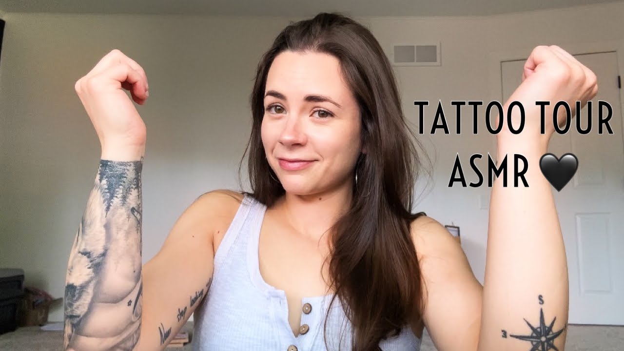 ASMR TATTOO TOUR 🐺 (Relaxing Whispers)