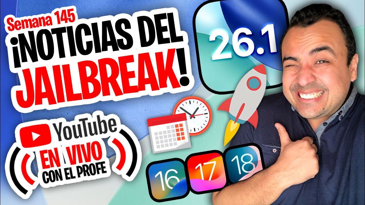 EN VIVO 🔴 NO PIERDAS TU ÚLTIMA OPORTUNIDAD PARA INSTALAR iOS 26.1 Y DISFRUTRAR DE TWEAKS DE CYDIA