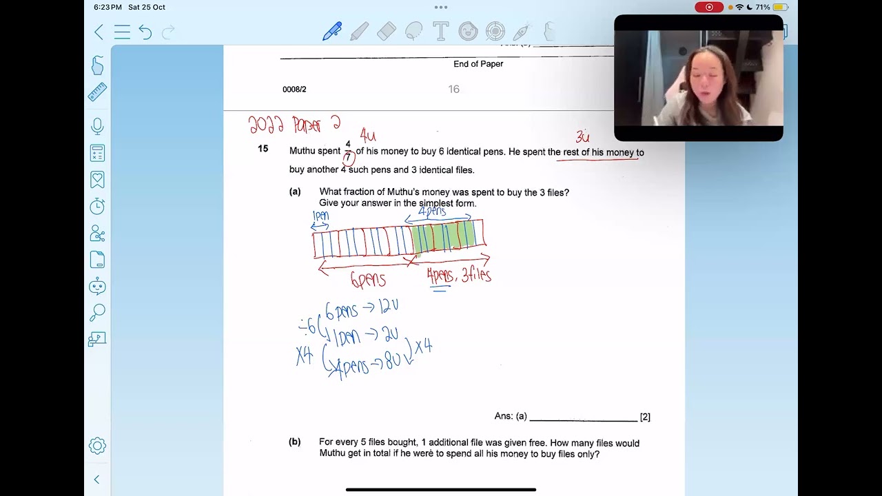 PSLE 2022 Paper 2 Q15 Step-by-Step Tutorial
