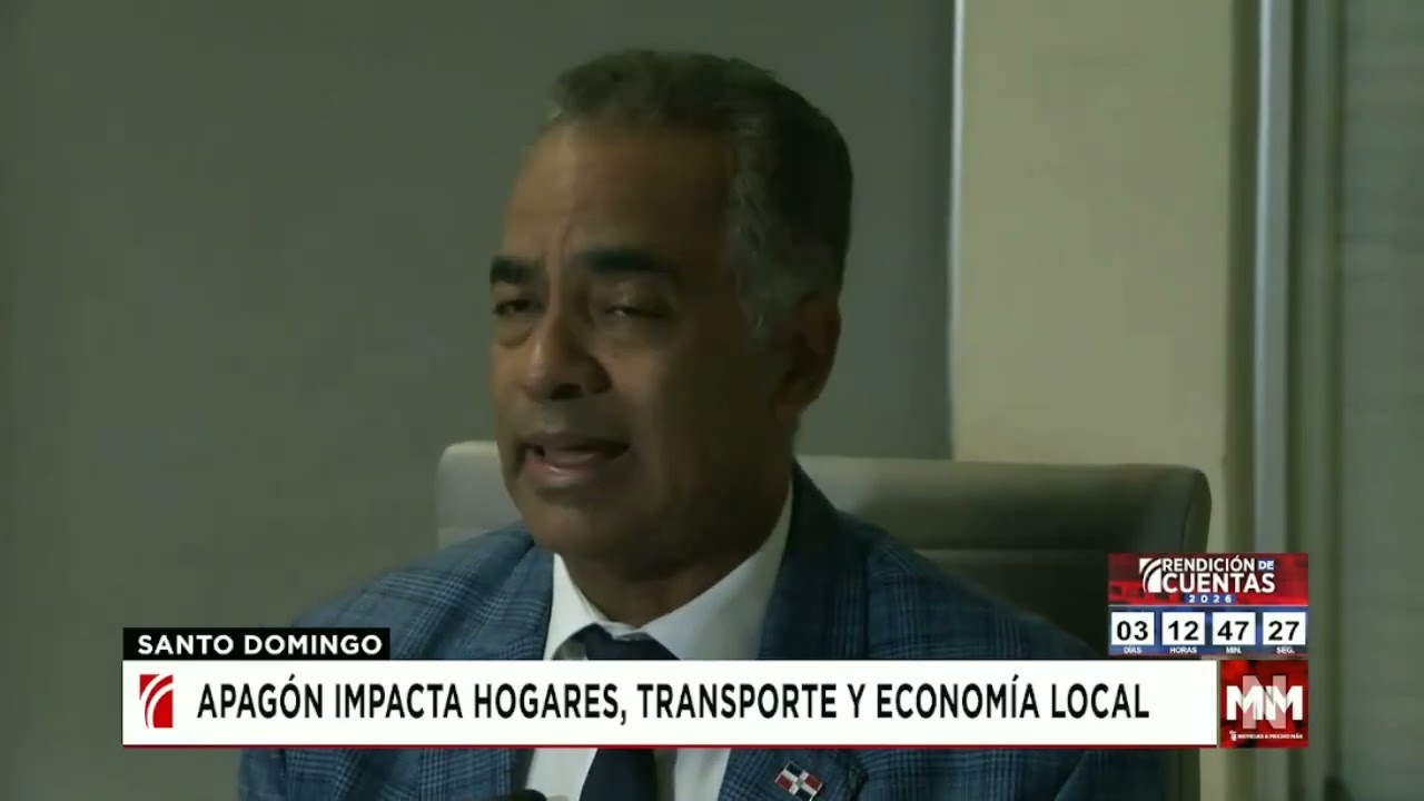Apagón impacta hogares, transporte y economía local