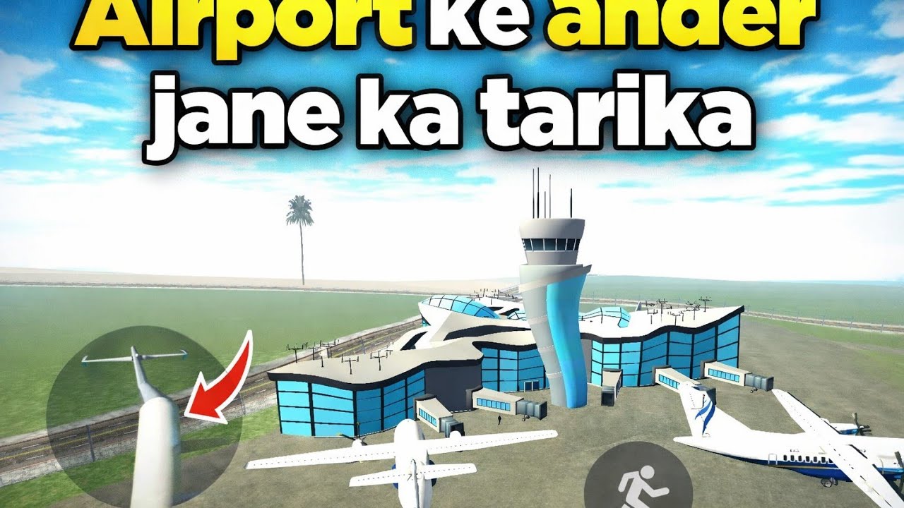 AIRPORT KE ANDER JAANE KA TEICK 💥|| INDIAN BIKES DRIVING 3D 🔥|