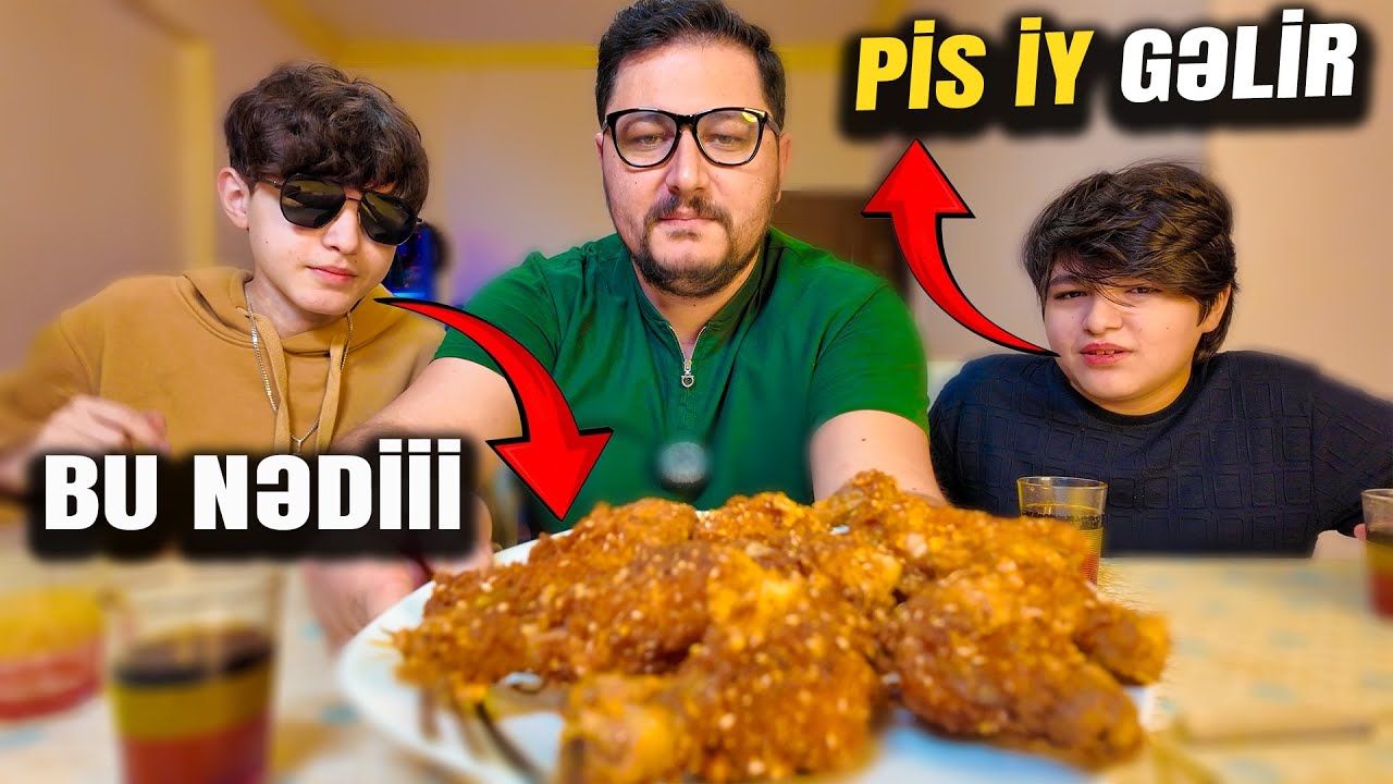 EVDƏ KFC BİŞİRDİK! OĞULLARIM ŞOK OLDU