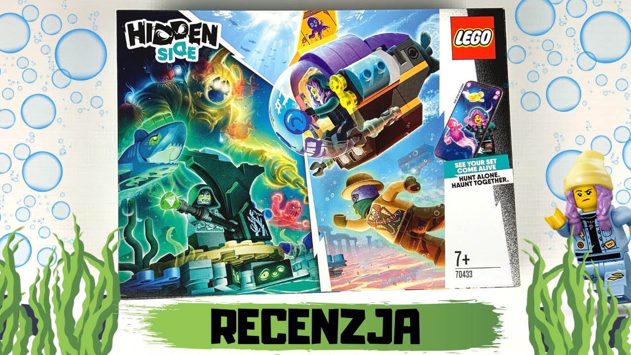 LEGO HIDDEN SIDE 70433 - Ł&Oacute;DŹ PODWODNA J.B. - RECENZJA