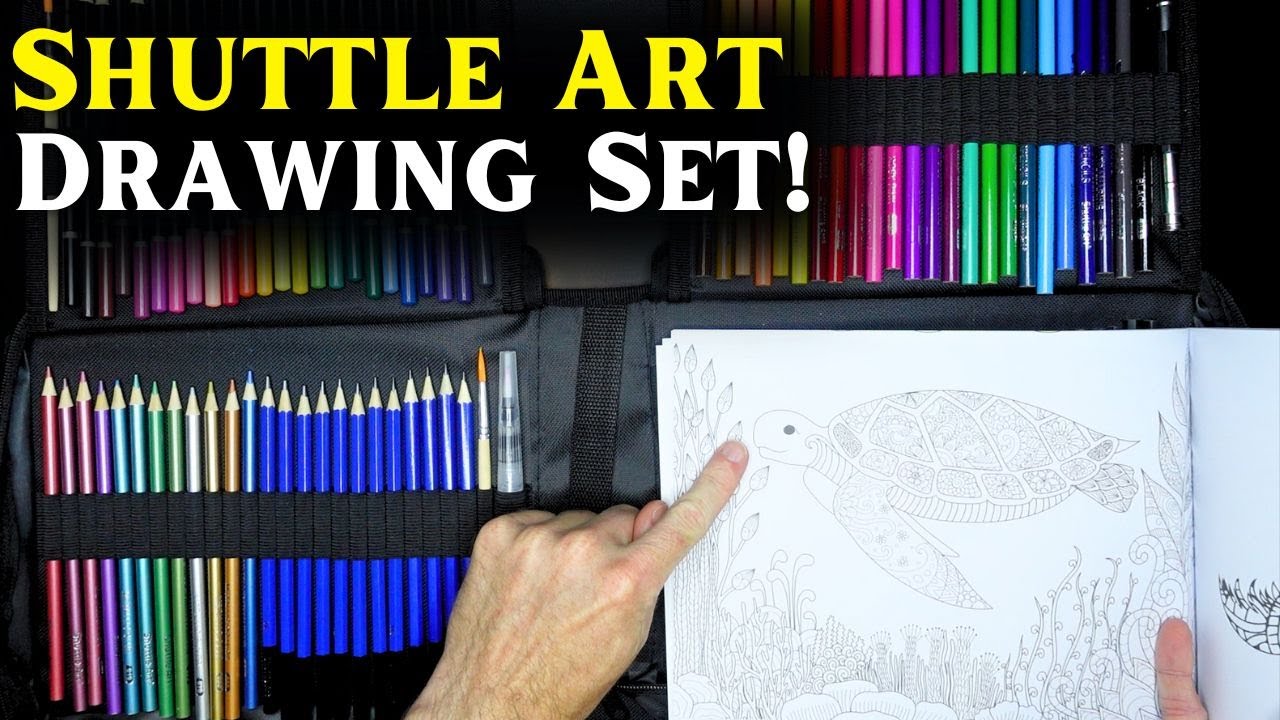 Get Ready to UNLEASH Your Creativity with Shuttle Art 103 PCS Drawing Kit!