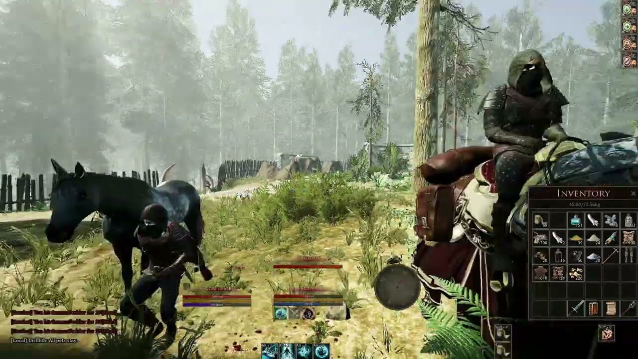 Mortal Online 2 PvP: 1v3 yields a silver rubber? probably worthless