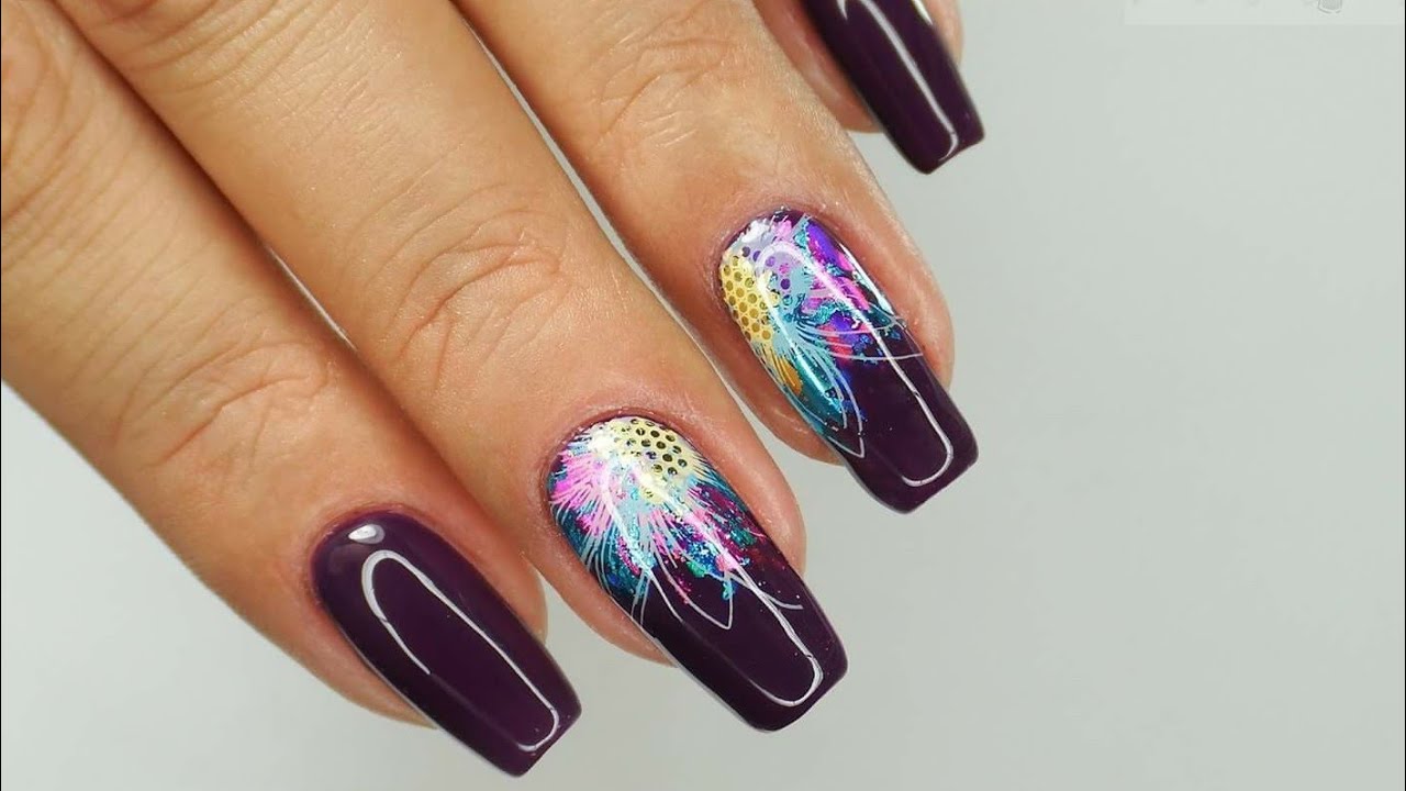 Metalic flowers / Colours by Molly