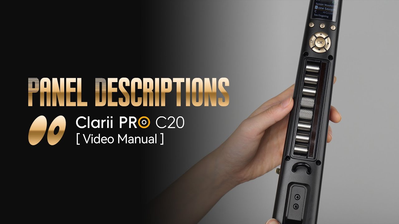 Panel Descriptions | Clarii PRO C20 Video Manual