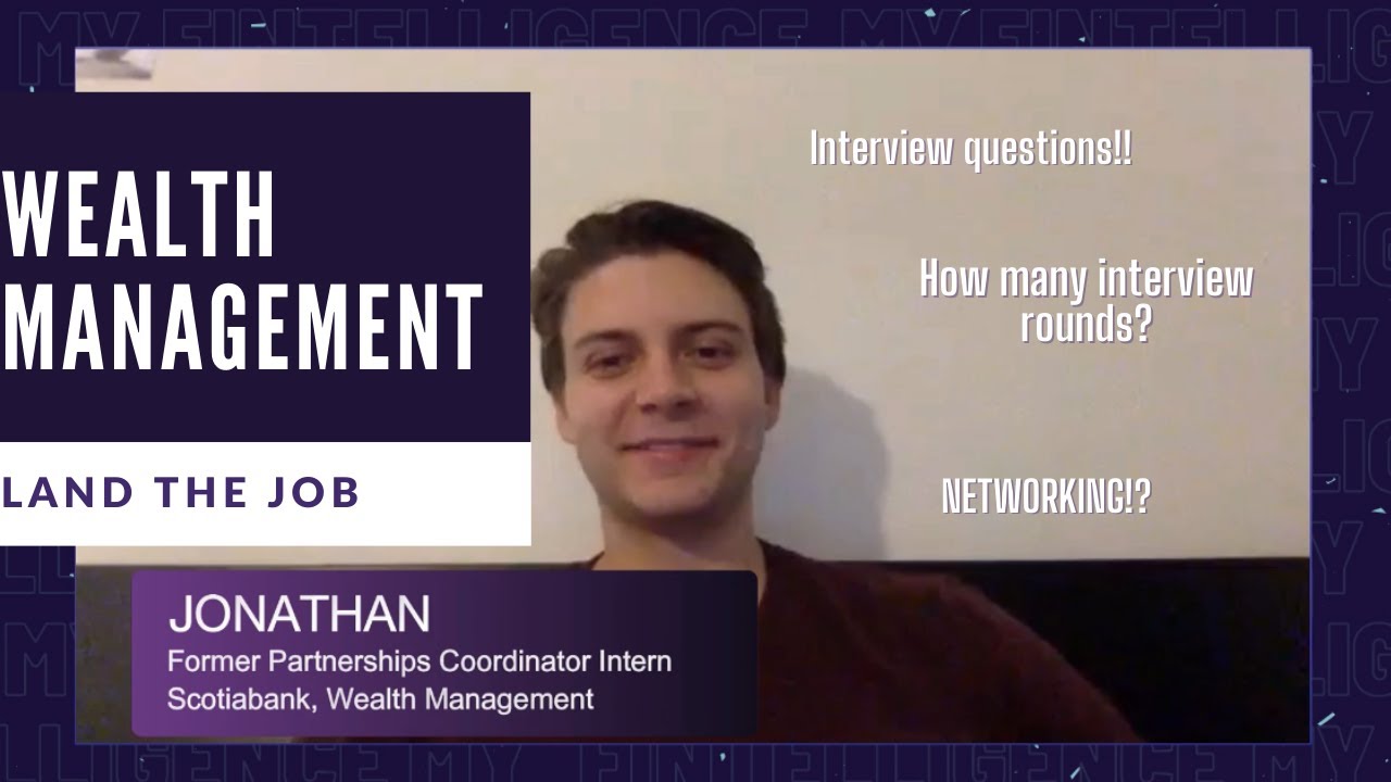 How to get a job in Wealth Management? Land the Job -MyFintelligence