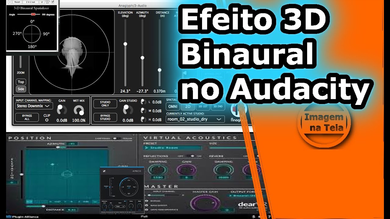 Como fazer efeito 3D   Binaural   ASMR no Audacity