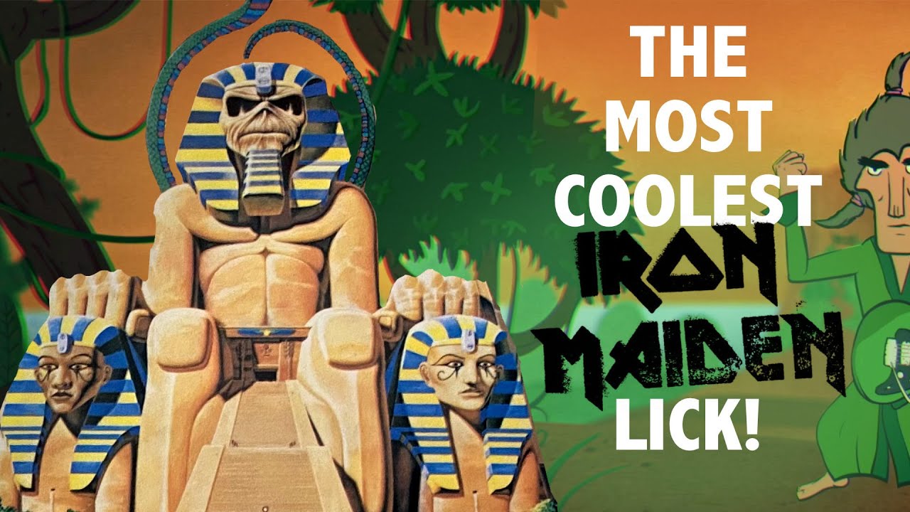 Iron Maiden lick that changed my life  - Animated Licks of Mika Tyyskä  E14