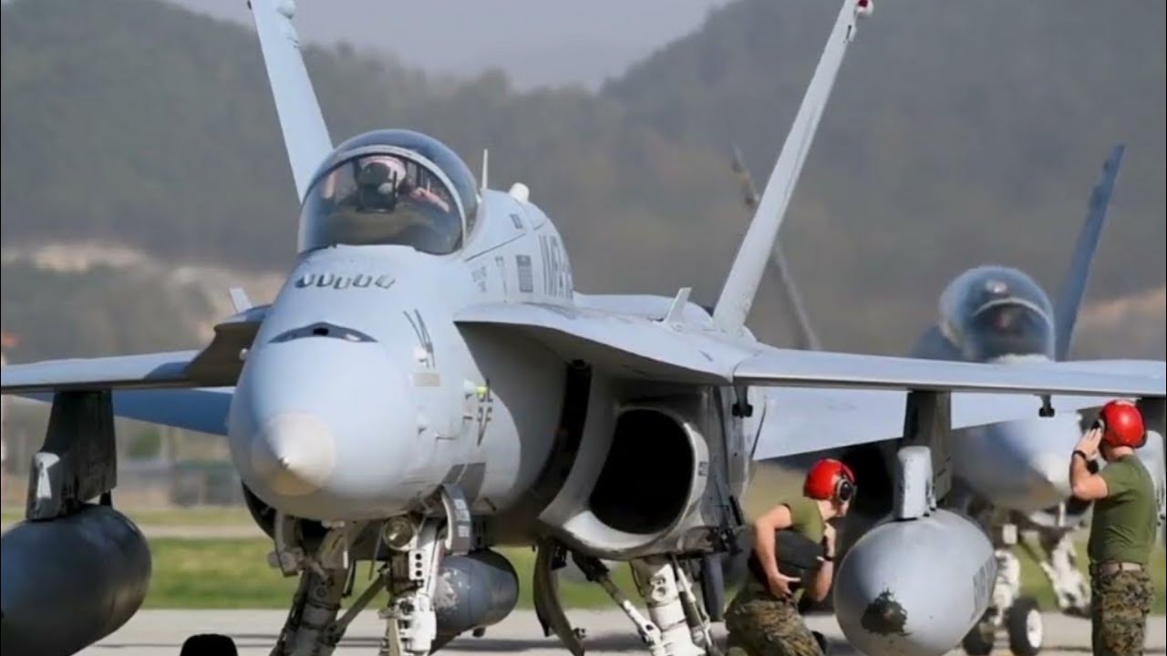 U.S. Marines Fighter Attack Squadron 242 and 115 Conduct Flight Operations at Gwangju Air Base