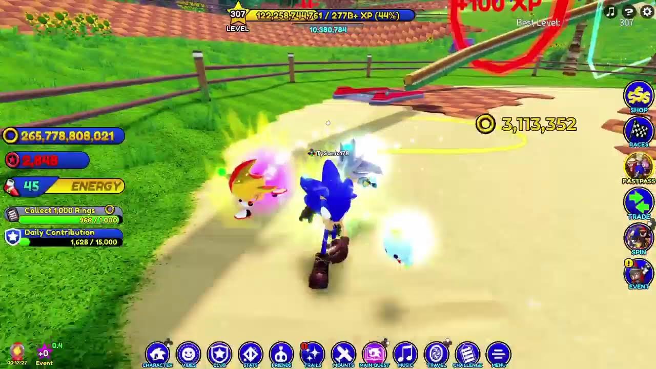 Sonic Speed Simulator on Roblox PS5 While Chatting Live Part 19