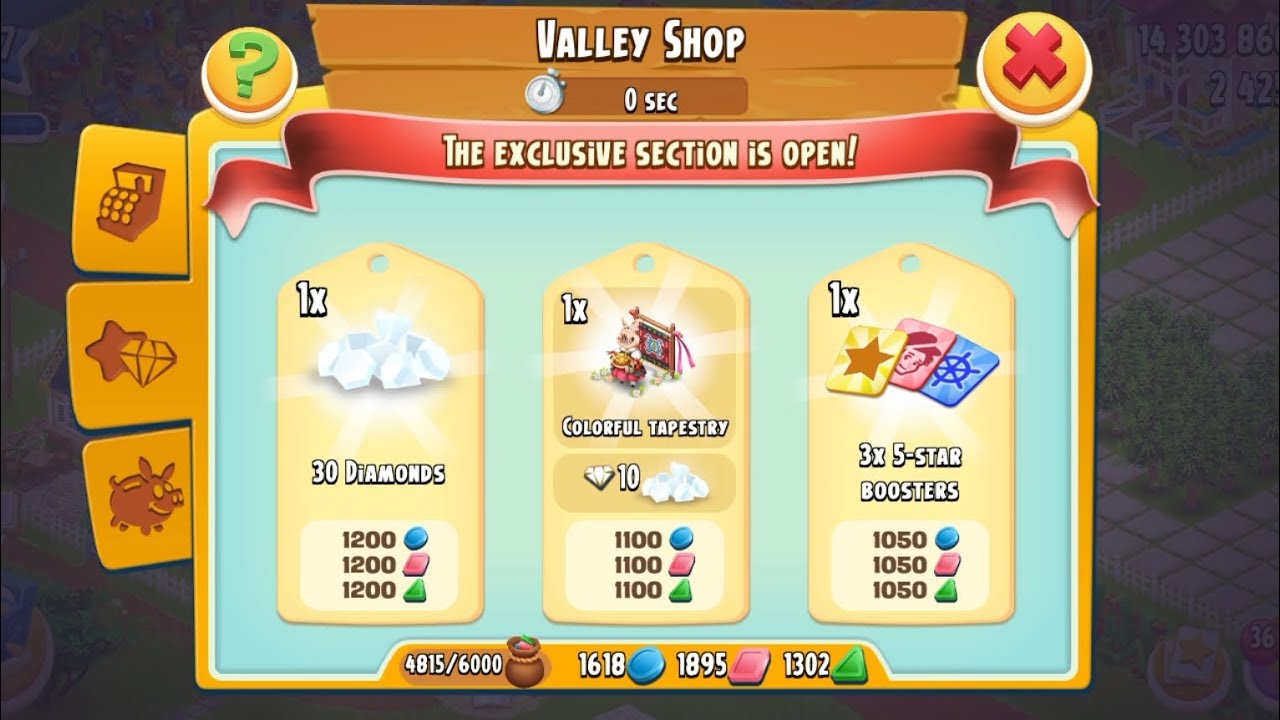 Hay day Valley Shop Exclusive Rewards Unlocked!