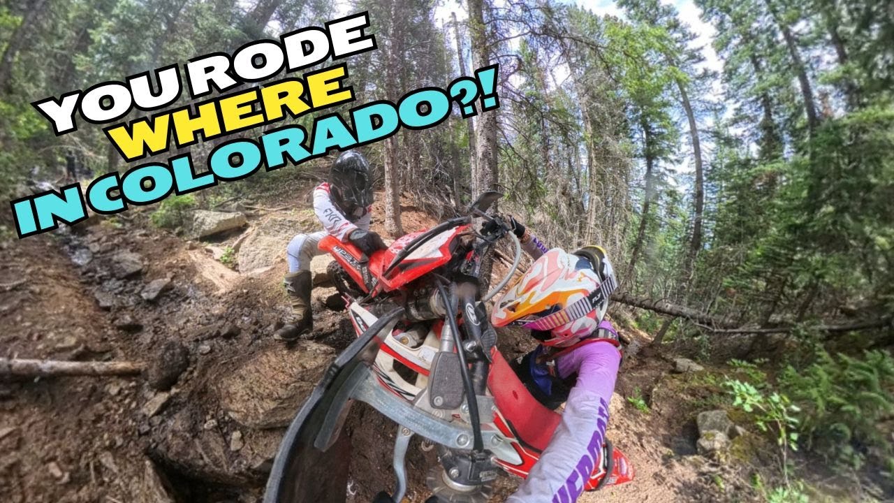 Riding Gnarly Dirtbike Trails In Colorado