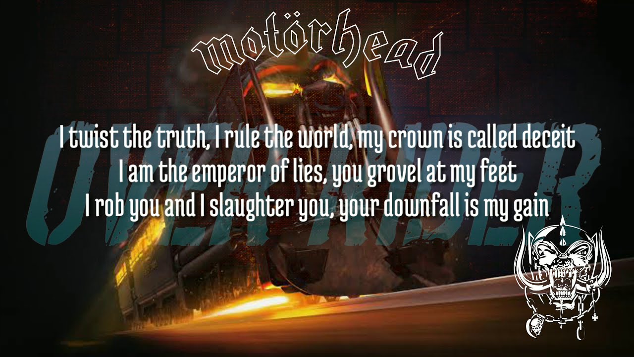 Motorhead - ORGASMATRON(Lyrics)