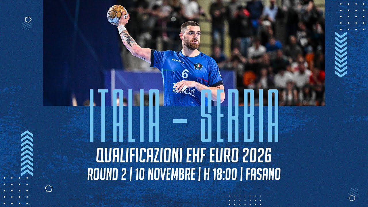 Qualificazioni EHF EURO 2026: Italia - Serbia