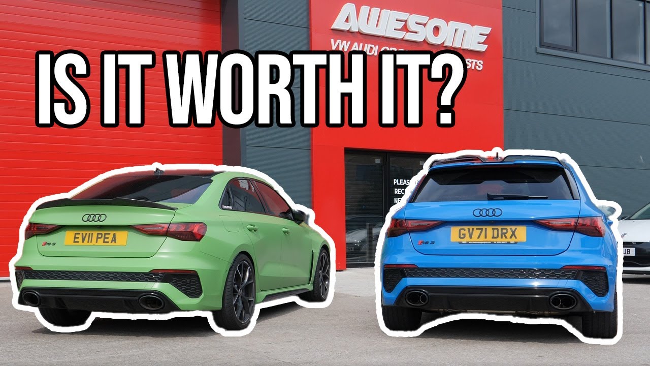 RS3 8Y EXHUAST - STOCK VS AFTERMARKET - IS IT WORTH IT?