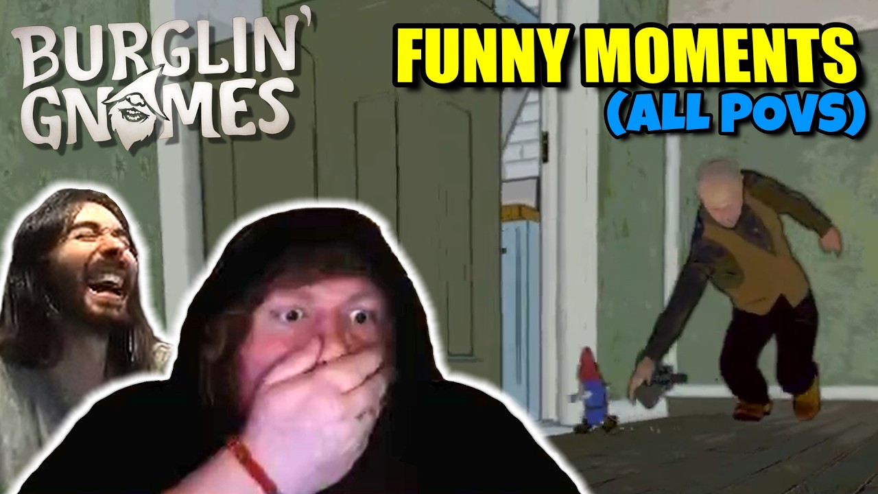 Best of CaseOh & MoistCr1TiKaL Burglin' Gnomes! (FUNNY MOMENTS)