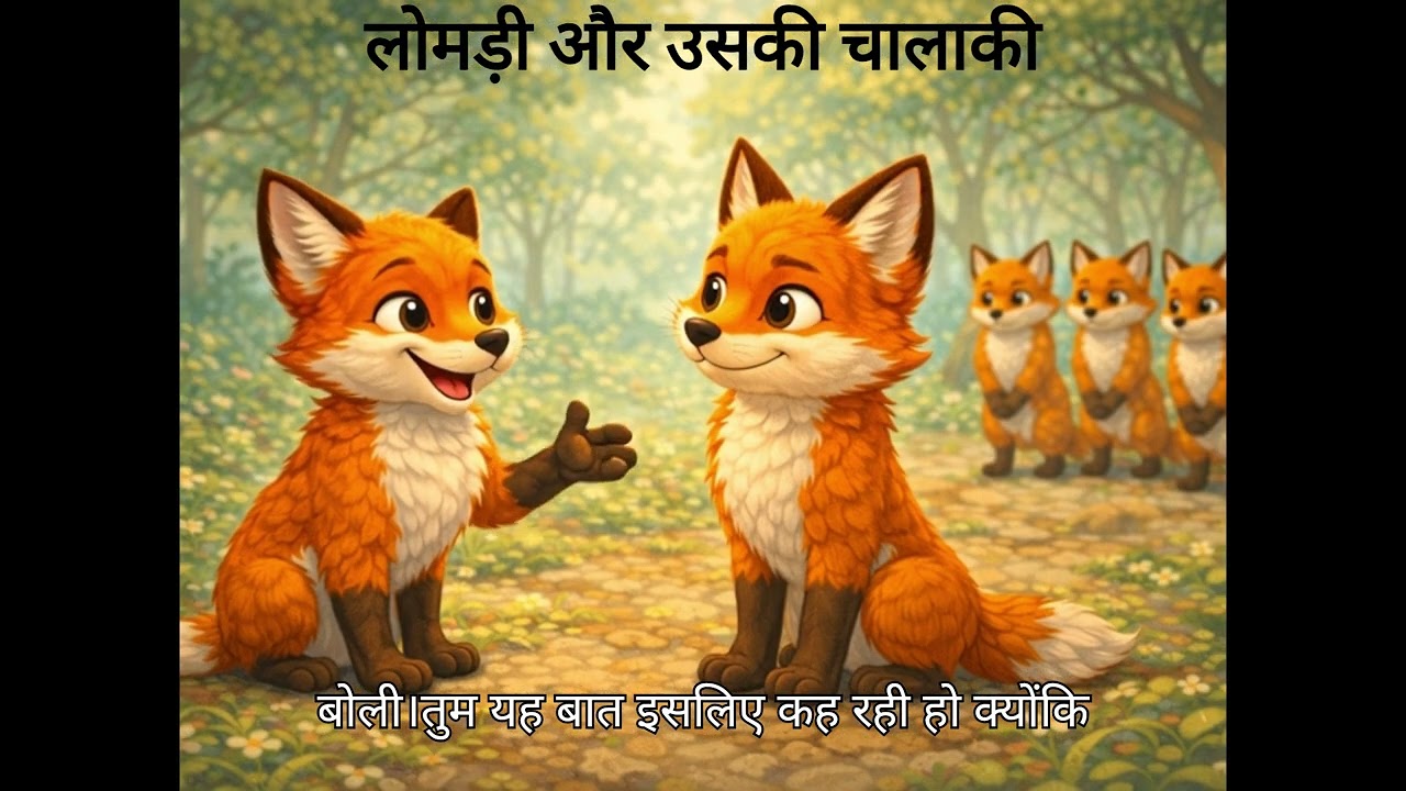 लोमड़ी और उसकी चालाकी || The Fox and Her Clever Trick