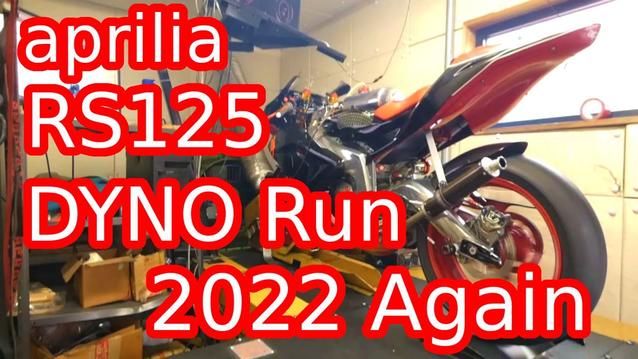 aprilia RS125 DYNO Run 2022 Again