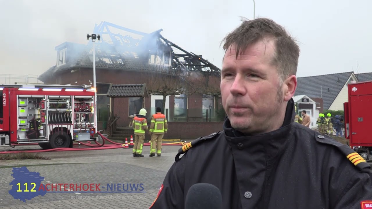 Grote uitslaande brand in partycentrum in Drempt