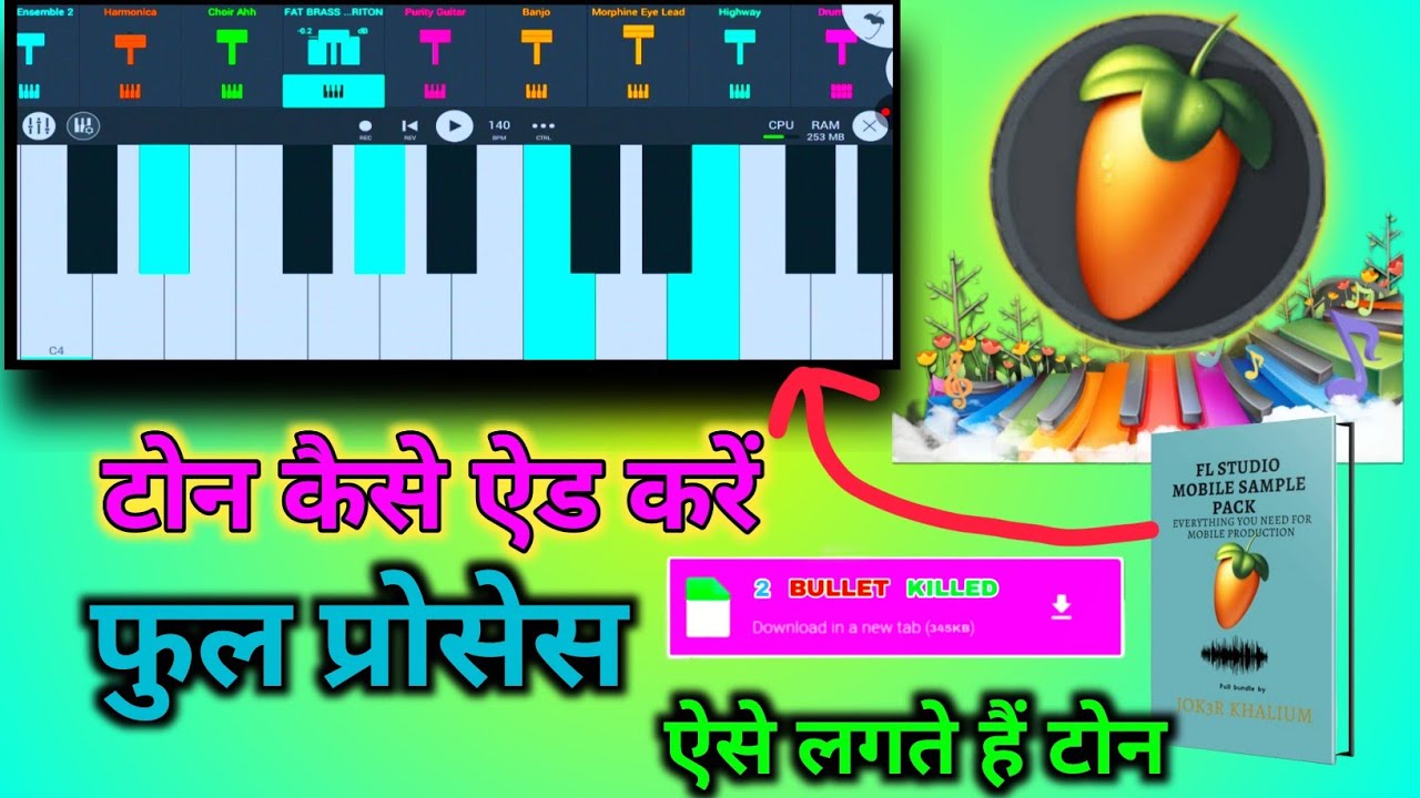 Maa Melody Tones | New Backup | FL Studio Mobile | #flstudio #flstudiomobile #piano #music #octapad