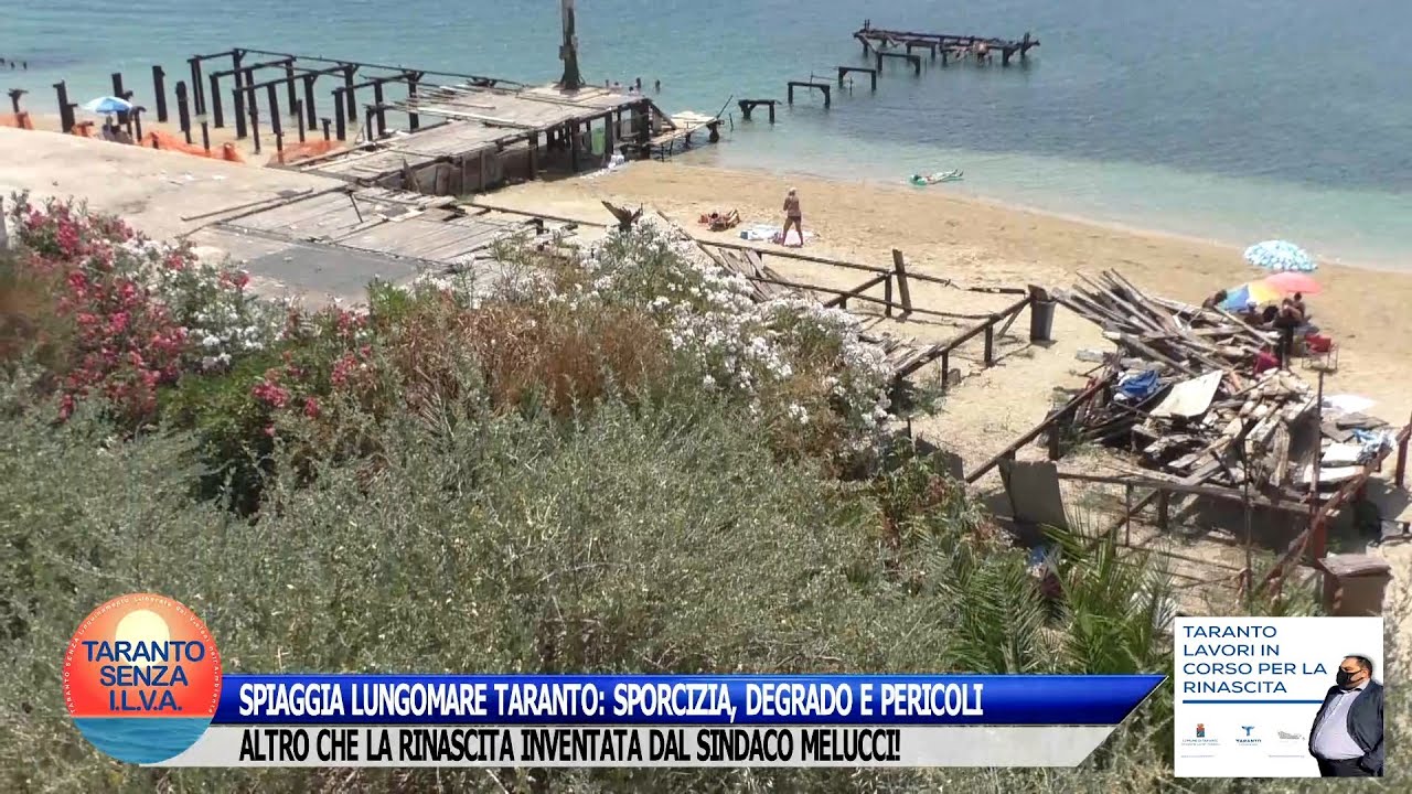 SPIAGGIA LUNGOMARE TARANTO: SPORCIZIA, DEGRADO E PERICOLI