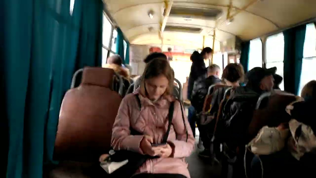 Поездка на автобусе ПАЗ-4234 (00, T0, K0, B0) АВ 743 23. [124 Чехова - Мессажай].