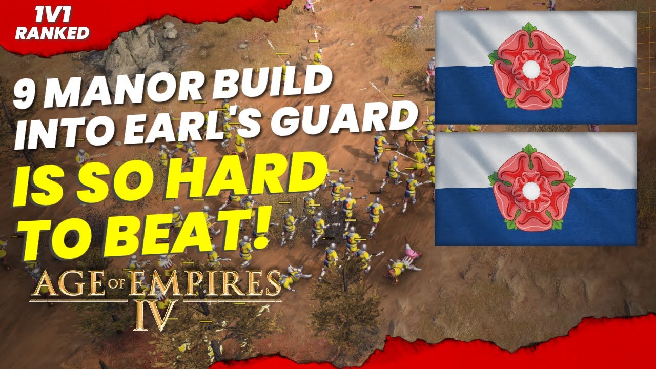 Coach Me to Conq 3: Earl's Guard 9 Manors | House of Lancaster Mirror vs AoE4 1v1 Ranked Season 10